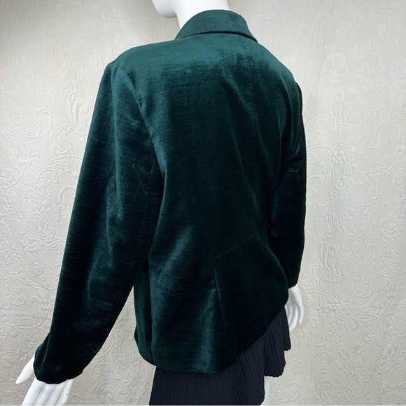 Chico’s 2 Washable Velvet Blazer Jacket - Picture 3 of 12